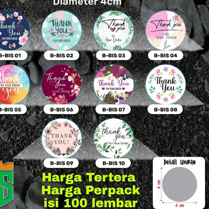

Star STIKER PENGIRIMAN/STIKER THANK YOU CUTTING BENTUK BULAT