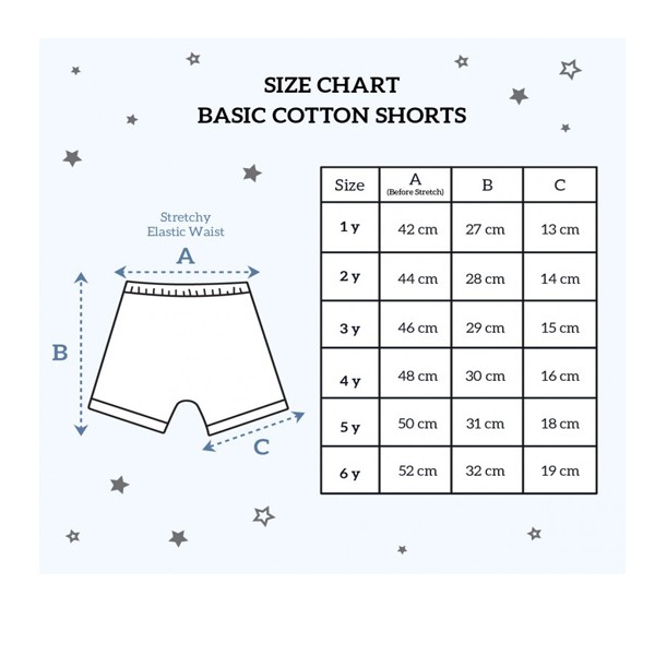 Little Palmerhaus Basic Cotton Short | Celana Anak