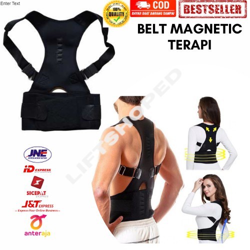 Belt Magnetic-Penyangga Punggung-Terapi Koreksi Postur Punggung-Terapi Punggung-Penegak Punggung