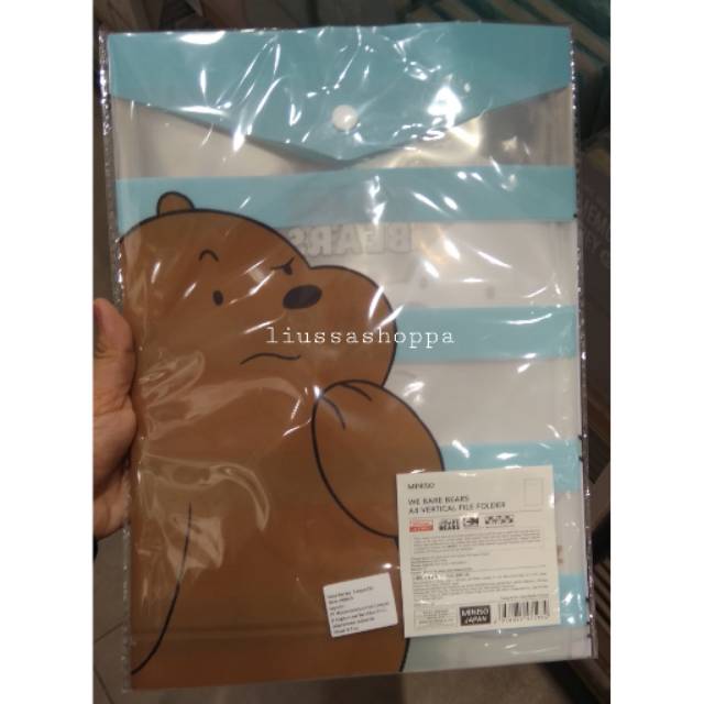 

File Folder Miniso - We Bare Bears A4 Vertical File Folder