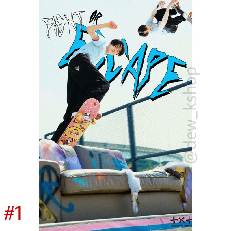 POSTER TXT (YEONJUN) - The Chaos Chapter: FIGHT OR ESCAPE ['FIGHT' ver.]