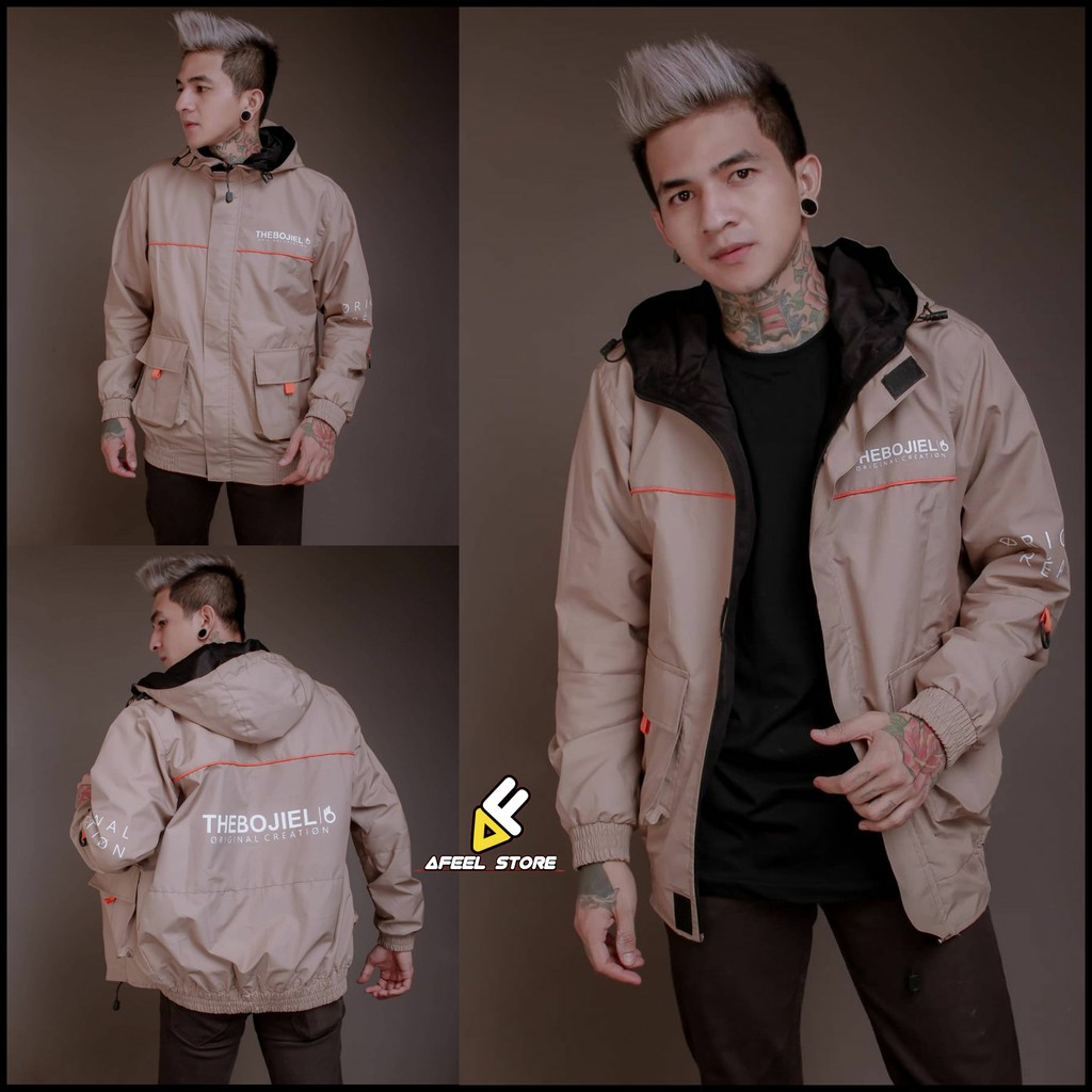 JAKET PARASUT PRIA WATERPROOF KAMSAY ORIGINAL THE BOJIEL  - JAKET PRIA TASLAN-AF 01