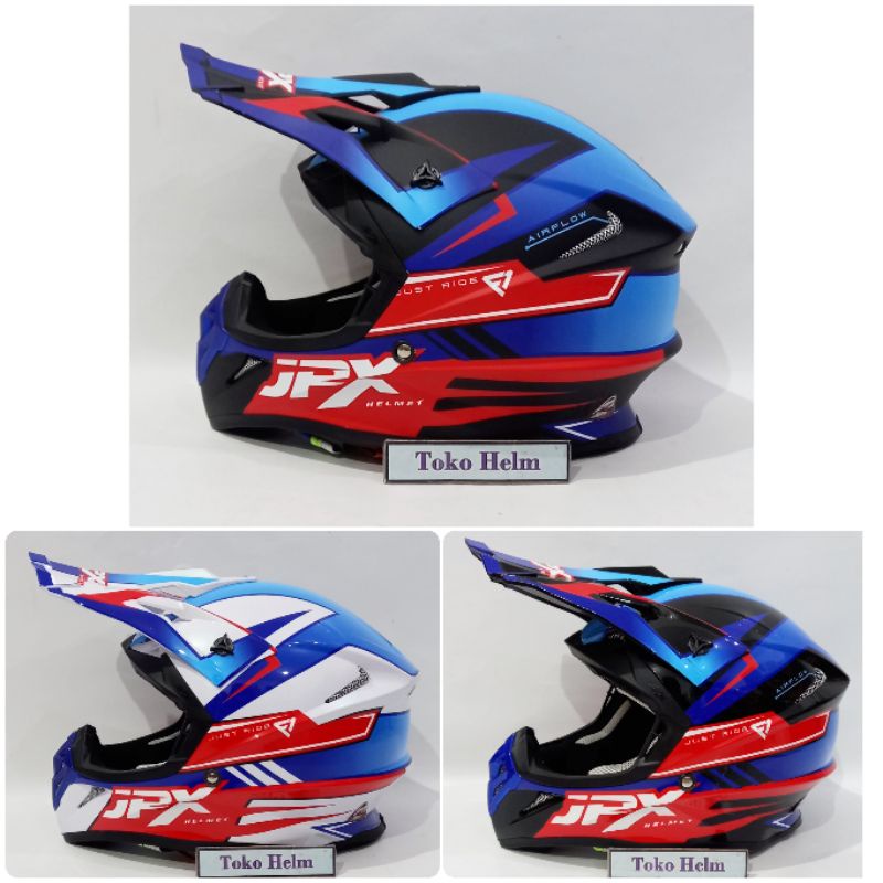 Helm JPX cross FOX 1 motif X36 helm trail jpx motif X36