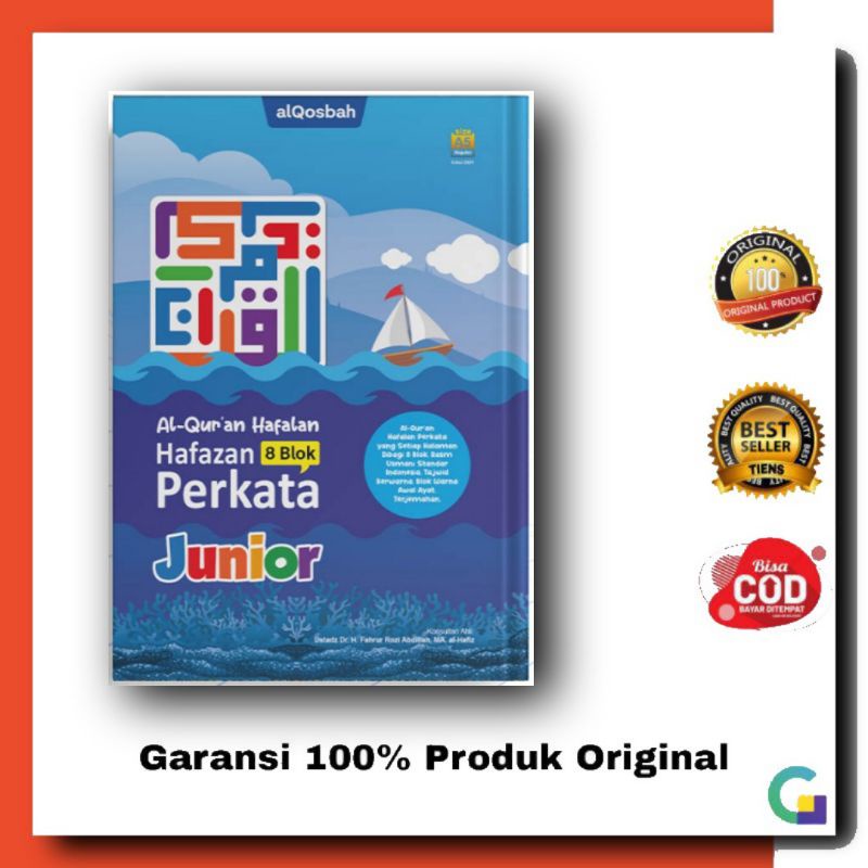 Alquran Bestseller Hafazan 8 Blok Perkata Junior A5