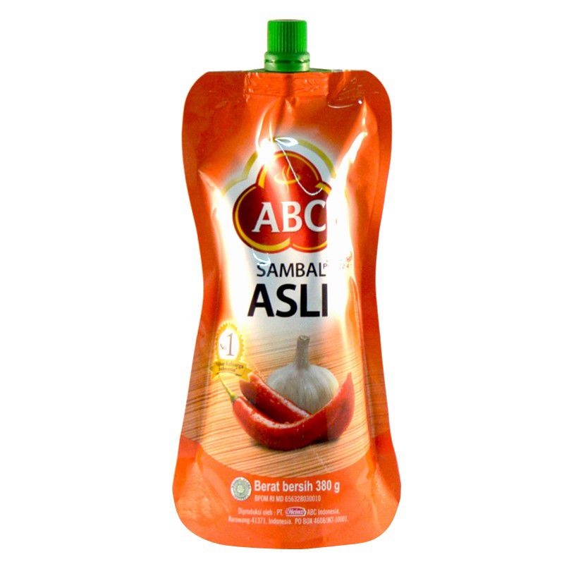 

SAMBAL SAOS ABC POUCH 380 GR DAN 70 GR