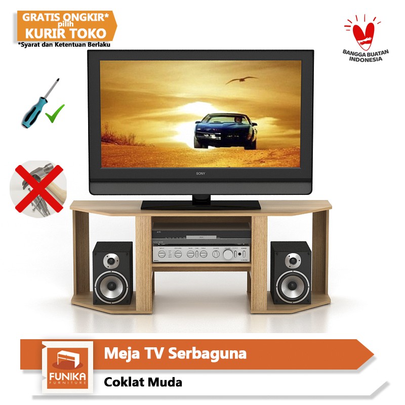 Funika Mercy Meja TV Serbaguna Coklat Muda Shopee Funika Mercy Meja TV Serbaguna Coklat Muda Shopee