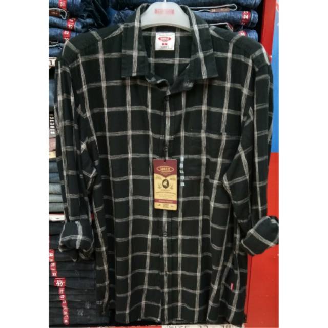 Gabrielle Jeans Original Mens LB03352SU Kemeja Panjang Pria Slimfit