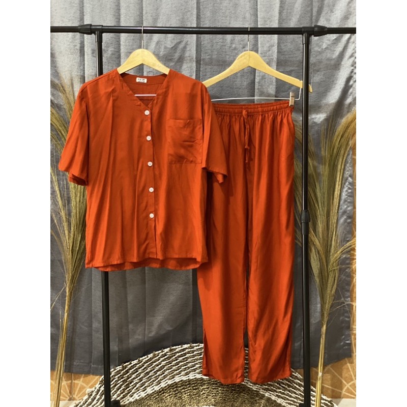 BASIC SET DAILY/NEW ARRIVAL/ ONE SET POLOS JUMBO// SETELAN PENDEK WANITA