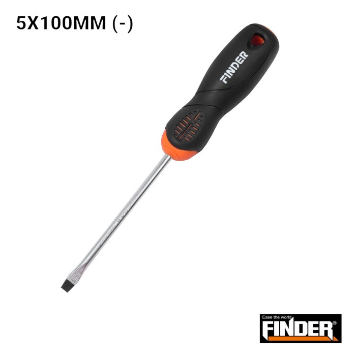 OBENG MINUS (-) FINDER CHROME VANADIUM 5INCX100MM