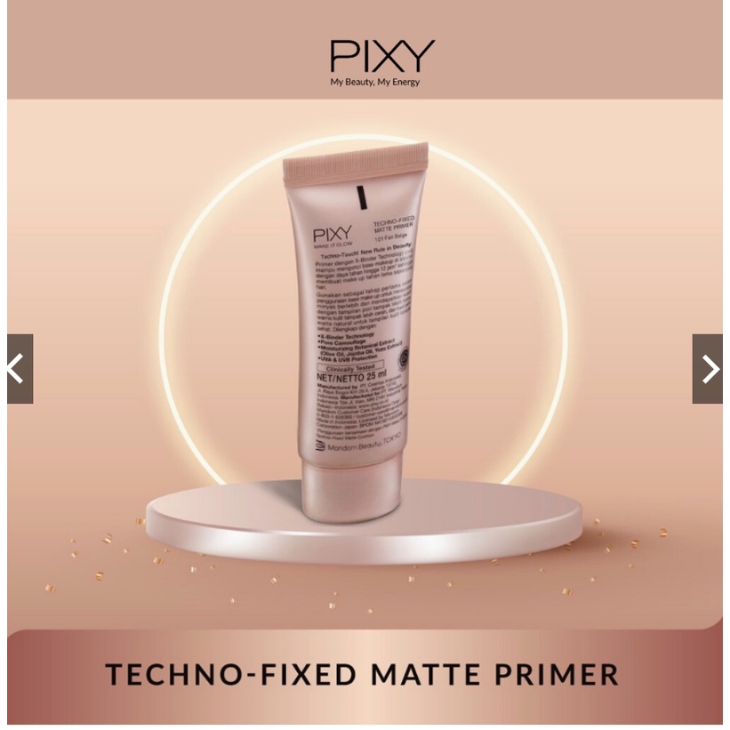 Pixy Make It Glow [ TECHNO ] Fixed Matte Primer