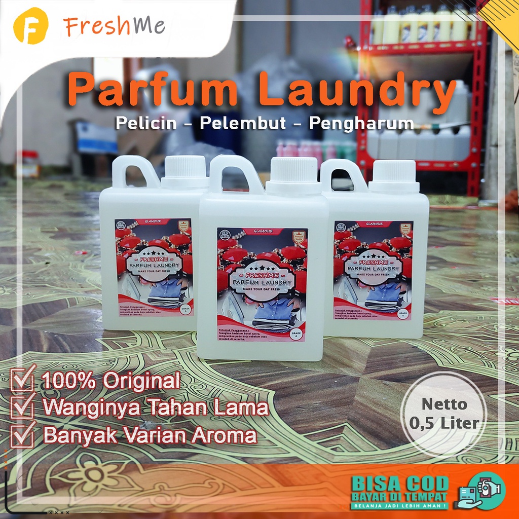 COD | PARFUM LOUNDRY TAHAN LAMA AROMA GLAMOUR | 500 ML PENGHARUM PAKAIAN