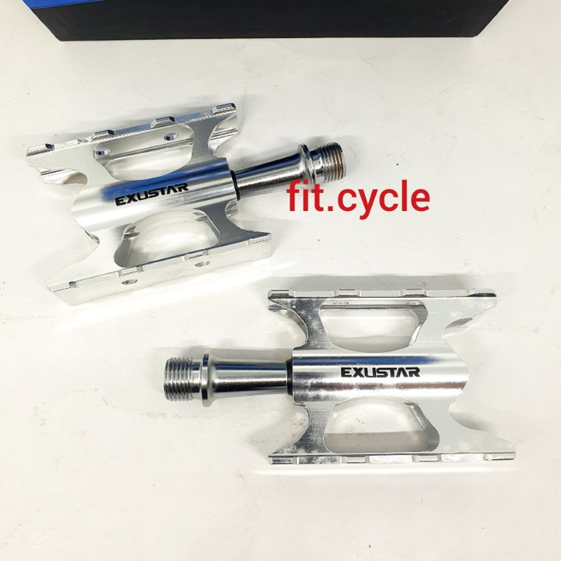 Pedal sepeda Exustar silver bearing