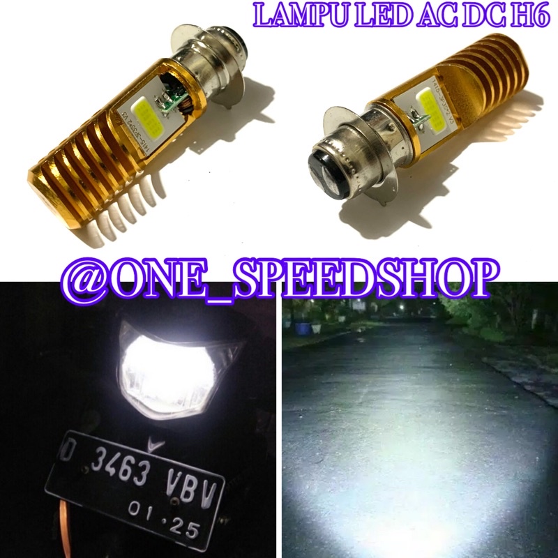 Lampu Depan Led Osram 2sisi H6 Cree ACDC H6 2sisi Supra revo blade beat mio xeon fino beat fi beat karbu mio j mio soul fino dll MIKACHI WARNA