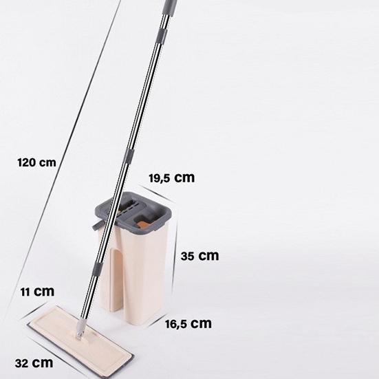 ♤ Laris_Unik Alat Pel Lantai Praktis -Ultra Mop Briny Small Khaki Alat Pel/Spin Mop/alat pel lantai/