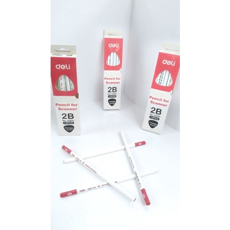 

DELI PENSIL KAYU GRAPHITE PENCIL 2B 10900 / PAK
