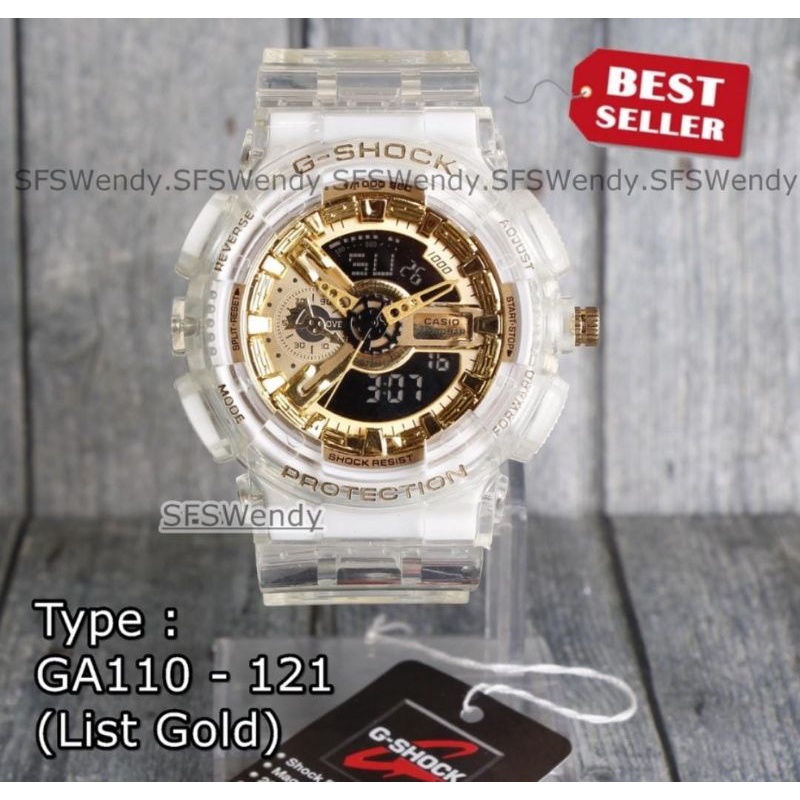 Jam Tangan GS Pria dan Wanita Transparan Jam Tangan Terlaris