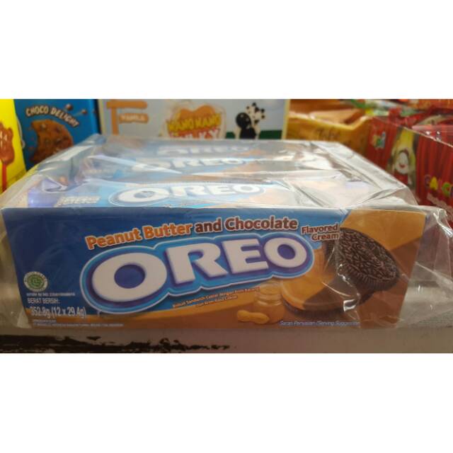 

OREO PEANUT BUTTER AND CHOCO 12X38GR