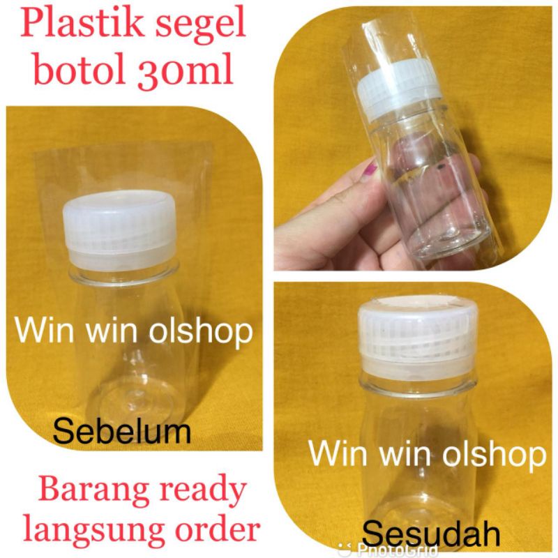 plastik segel botol zamzam 30ml segel plastik wrab shrink