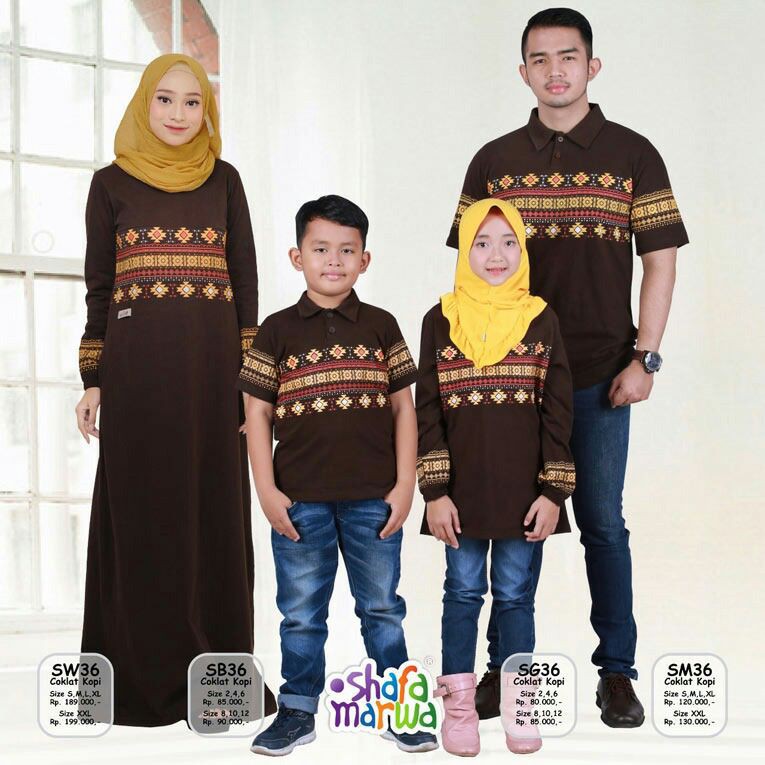 Sarimbit Shafa Marwa 36 Family Couple Kaos Diskon | SARIMBIT KAOS