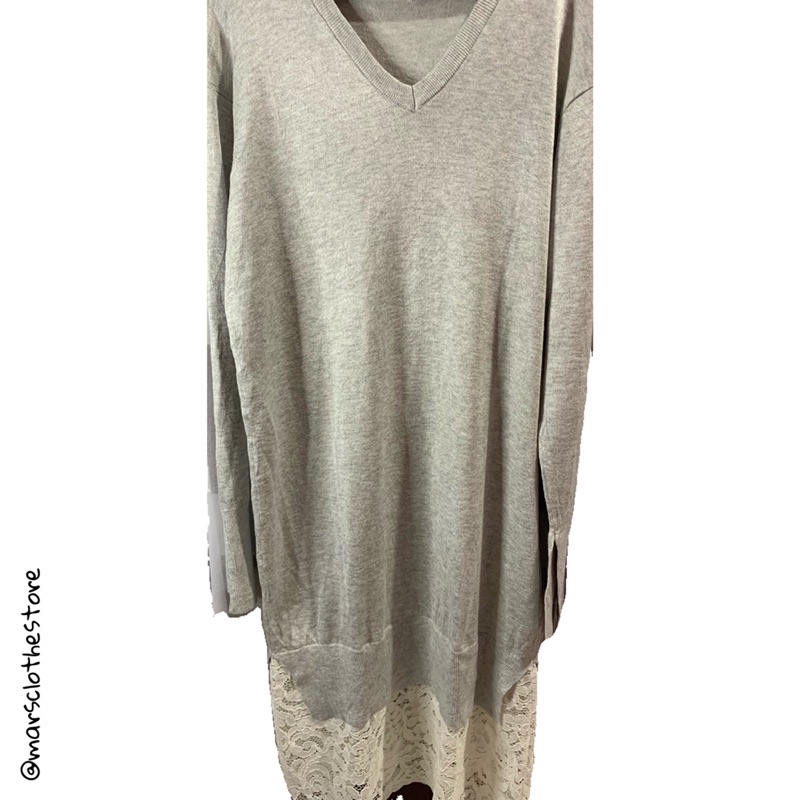 LONG TUNIK RAJUT GU by UNIQLO