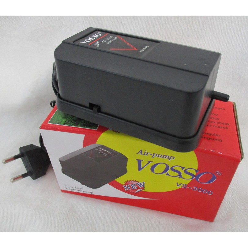 Vosso Air Pump 1 Lubang / Air Pump Pompa Udara / Aerator Vosso V-3000