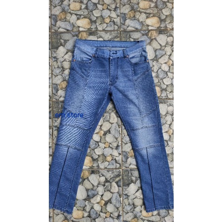 celana biker pria size  27-38