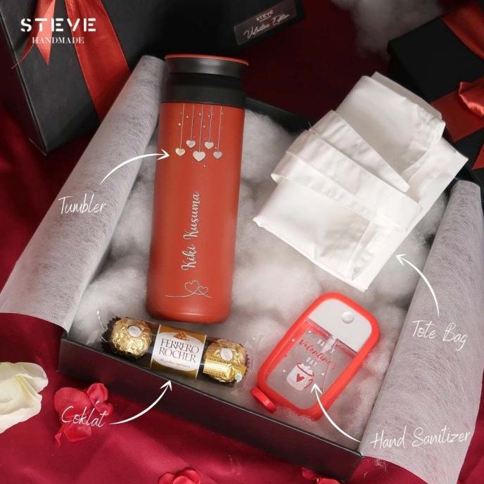 

GIFT SET VALENTINE 2 COUPLE HAMPERS HADIAH KADO PACAR STEVE HANDMADE DG654EAFVD