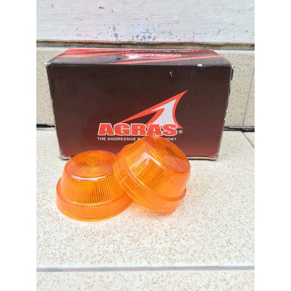 Polaris unik Kaca Mika Lampu Sen Weser Riting Sein Candi Honda Pispot C50 Pispot C70 C90 MK2 MK3