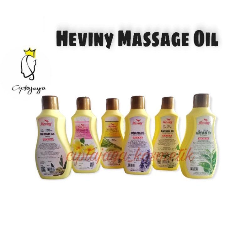 Heviny Massage oil/minyak pijat isi 350ml