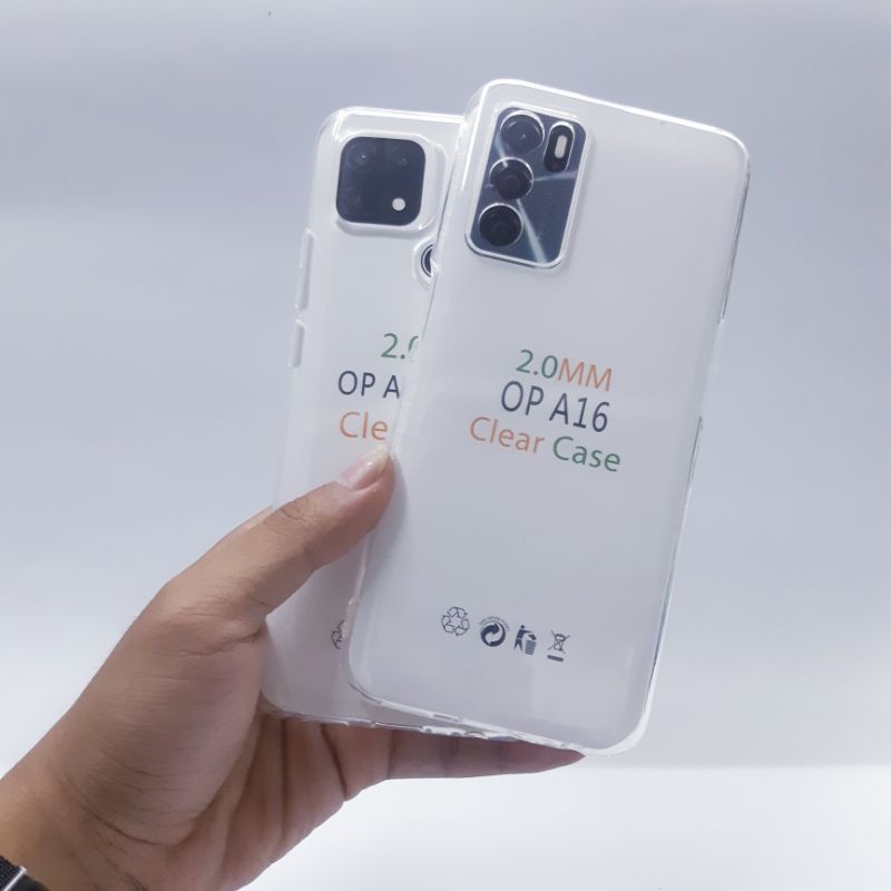 Softcase Clear Case 2mm Oppo A3S A15 A16 A54