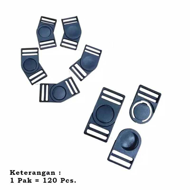 

Stopper Tali ID Card Ukuran 2Cm / 20 mm aksesoris tas