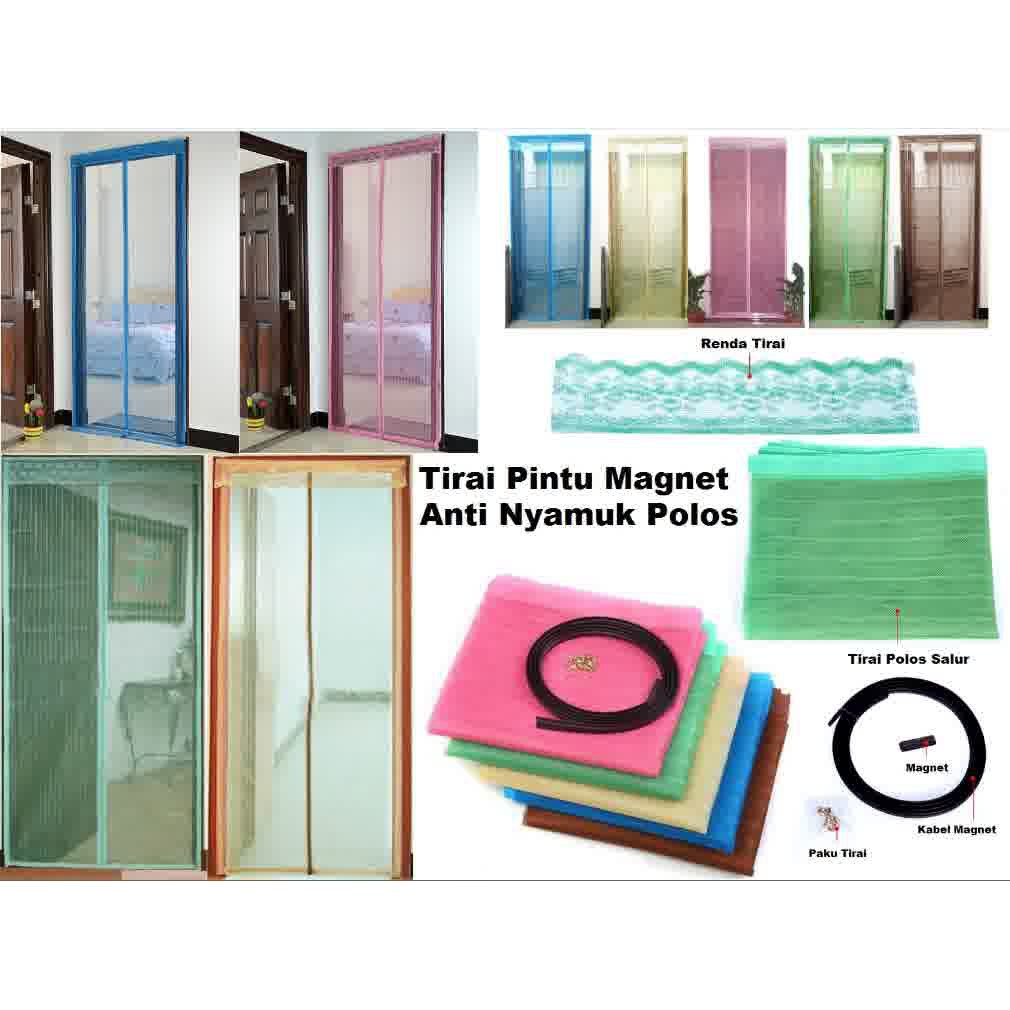 Tirai Pintu Magnet Anti Nyamuk / Mosquito Curtain