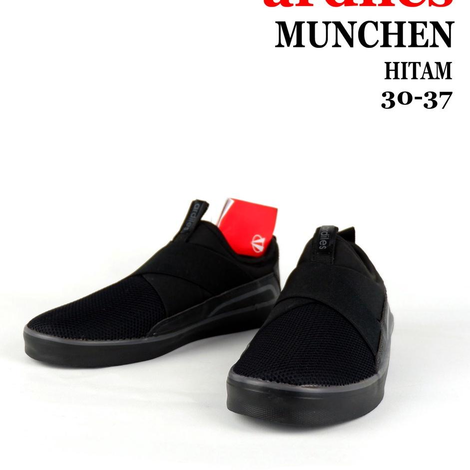 Sepatu Sekolah Anak ARDILES - MUNCHEN - Size 30-37 - Sepatu Sneakers Anak - Sepatu Sekolah Slip On -