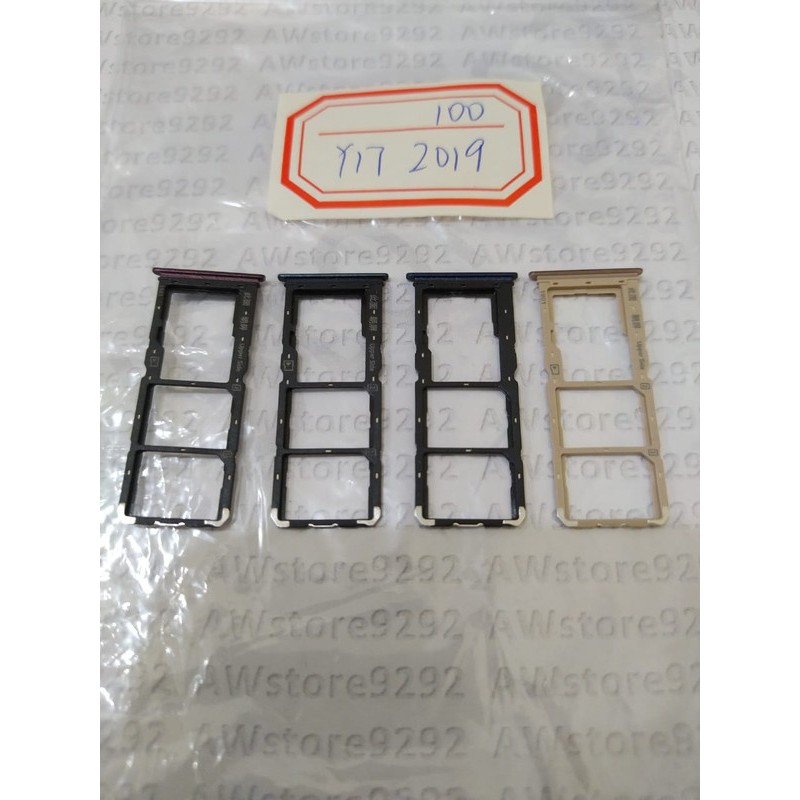 SIMTRAY SIM TRAY TEMPAT DUDUKAN SLOT SIM CARD VIVO Y17 Y15 Y12 2019