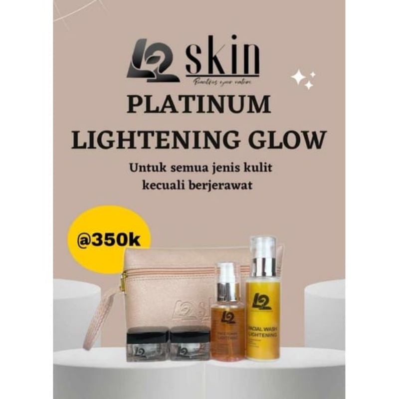 L2 SKINCARE PAKET PLATINUM GLOW jumbo