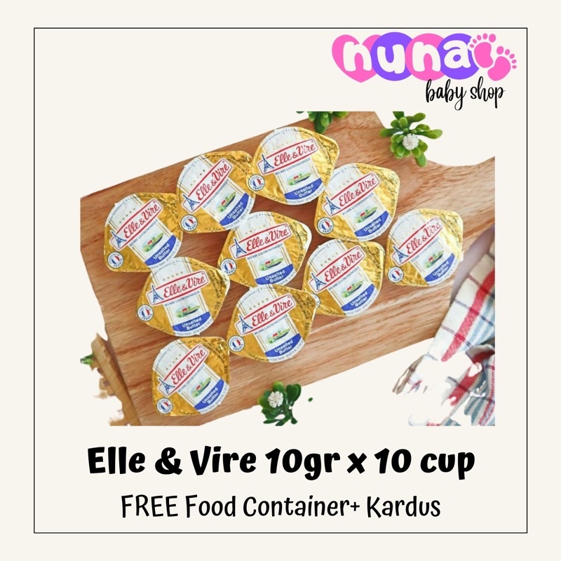 

Mpasi Ub Elle & Vire 10Gr X 10 Cup / Unsalted Butter Ellevire Elle&Vire