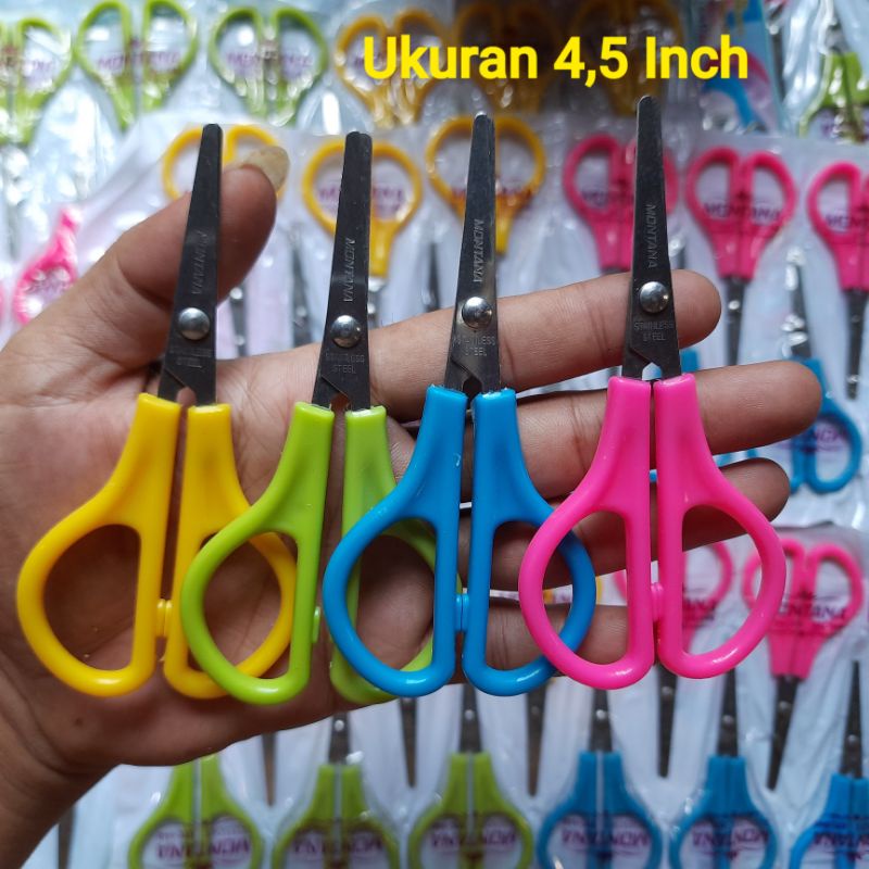 

Gunting warna serba guna dan tahan lama 4.5 Inch
