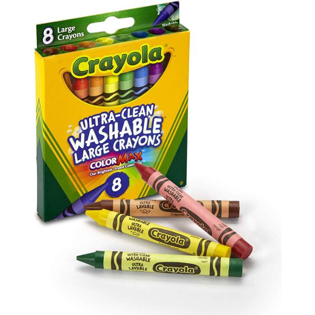 

Crayola Isi 8 Ultra Clean Washable Large Crayon Color Max
