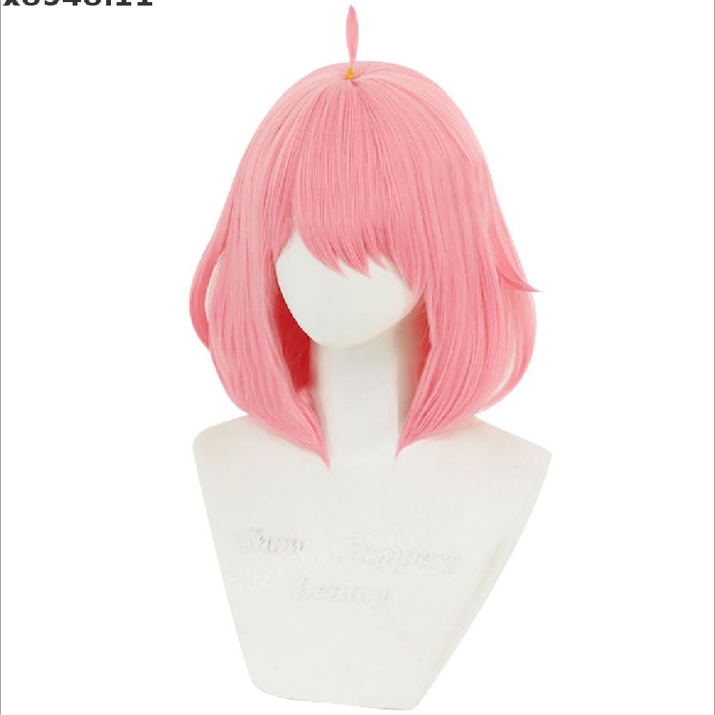 Xo Anya Forger Wig / Rambut Palsu Model Panjang Keriting Untuk Kostum Cosplay / Pesta Halloween