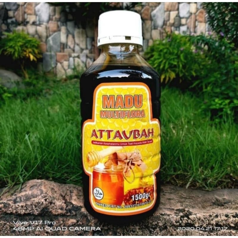 

Madu Multiflora Attaubah 100% Madu Murni Pilihan isi 1500 gr