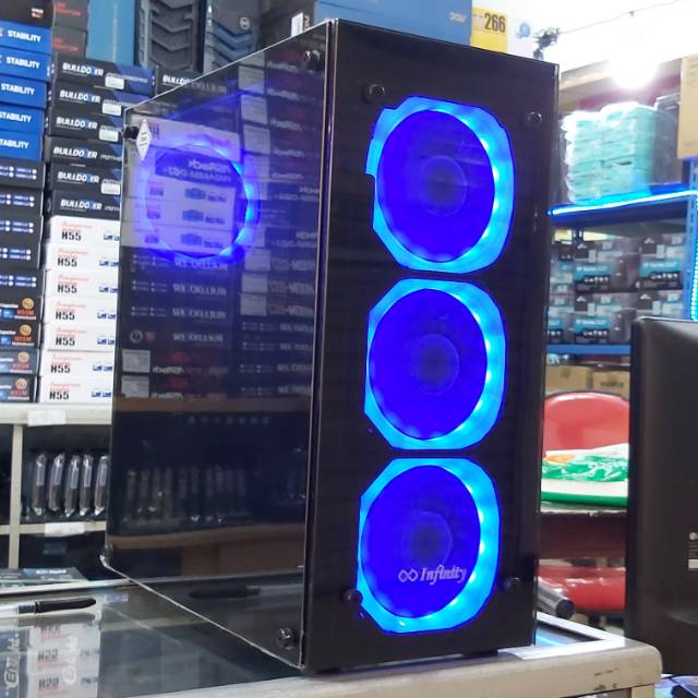 Pc Gaming i7 2600 ram 16 gb hdd 1 tera vga gt 1030 Editing rendering Lancar Jaya