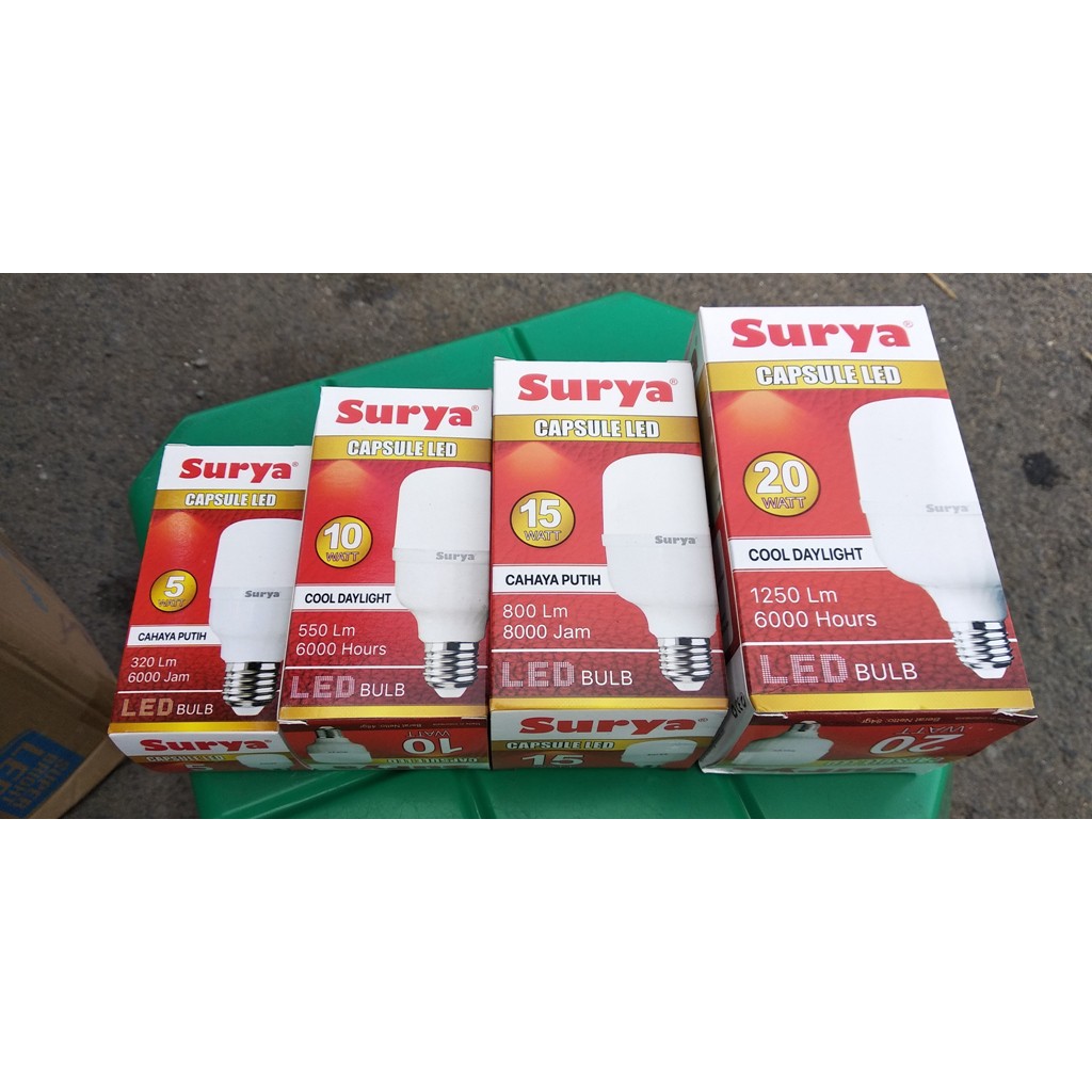 Lampu Bohlam Surya Capsule LED 5watt 10watt 15watt 20watt surya kapsul 20 watt led bohlam