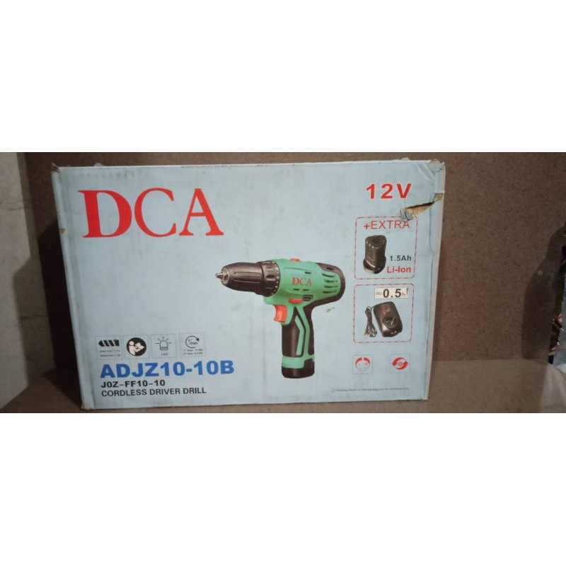 DCA CORDLESS DRIVER DRILL ADJZ 10-10B