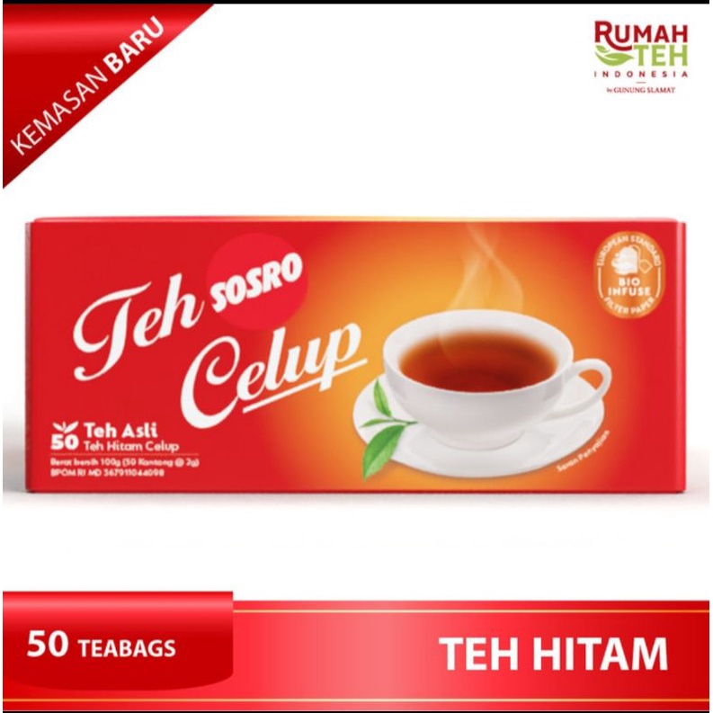 

1 pack teh Sosro 50 celup