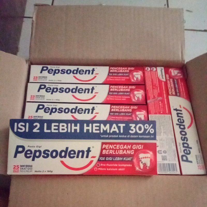 pepsodent pasta gigi 225g & pepsodent twin pack 225g