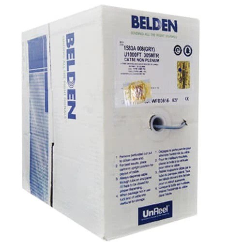Kabel LAN UTP Belden Cat 5e Original USA Roll Dus 305m