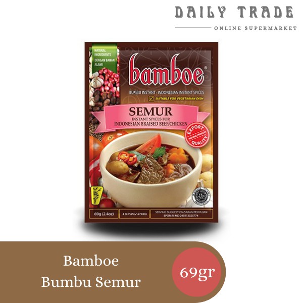 

Bamboe Bumbu Instan Semur 69gr