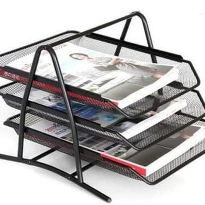 

Kiran | Dokumen Tray 3 Tingkat / Rak Dokumen 3 Tingkat / Dokmen Tray