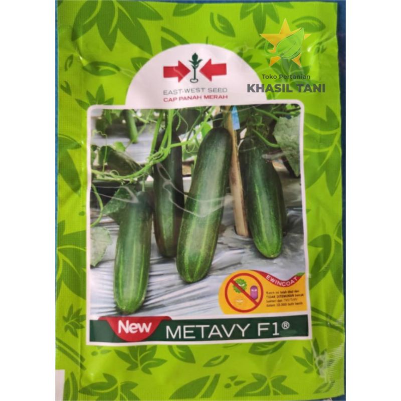 Bibit Benih Timun NEW METAVY F1 800btr - Cap Panah Merah timun metavy f1
