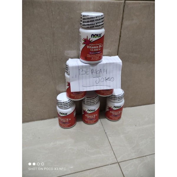Now Foods Vitamin D3 10000IU